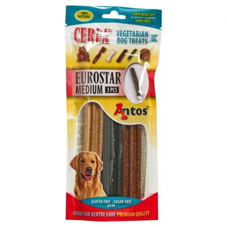 Antos Cerea Eurostar Medium дентални пръчици 18 см, 190 г / 3 бр плик