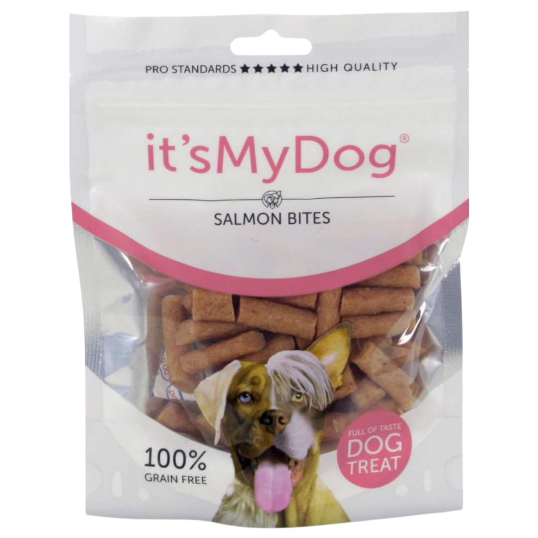 It`s My Dog лакомство за кучета, хапки със сьомга, 85 г