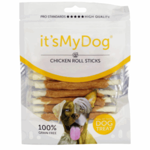 It`s My Dog лакомство за кучета, солети от кожа с пилешко месо, 80 г