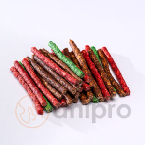 anipro munchy mix - солети микс 9/10 мм, 12.5 см, 100 броя, 950 г