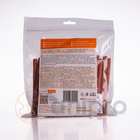 anipro Real Meat - лакомство за куче, меки солети с патешко месо, 400 г - Image 2