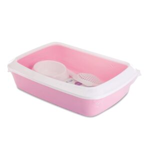 Savic Iriz starter kit litter tray – комплект за котешка тоалетна, розов цвят