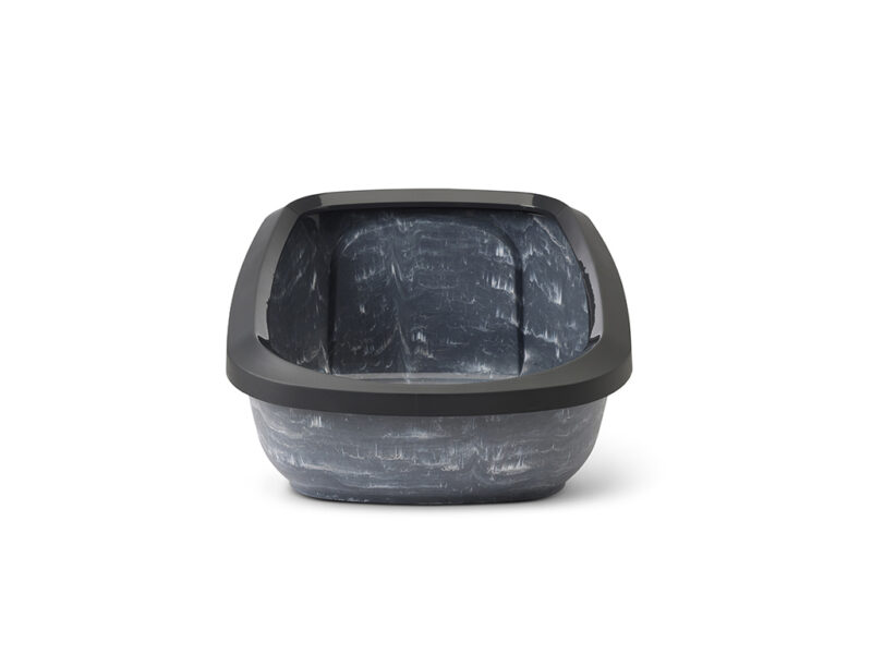 Savic Aseo Jumbo Marble котешка тоалетна черен мрамор/антрацит, 67.5x48.5x28 см - Image 2