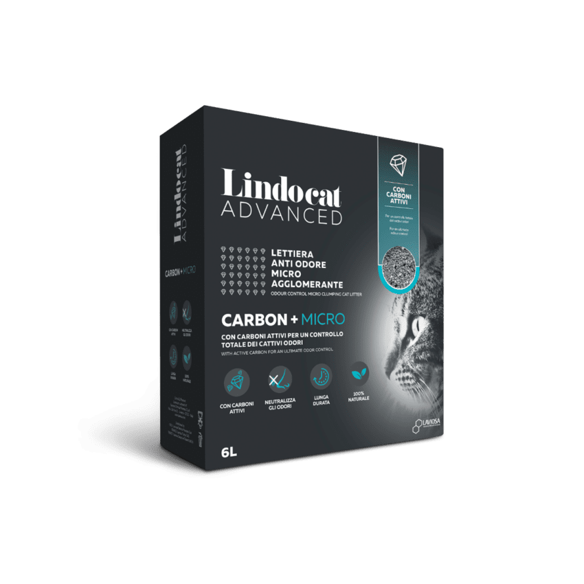 Lindo Cat Advanced Carbon+Micro котешка постелка, 6 л