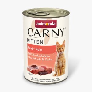 Carny Kitten 400 г говеждо + пуйка / 12 бр. СТЕК