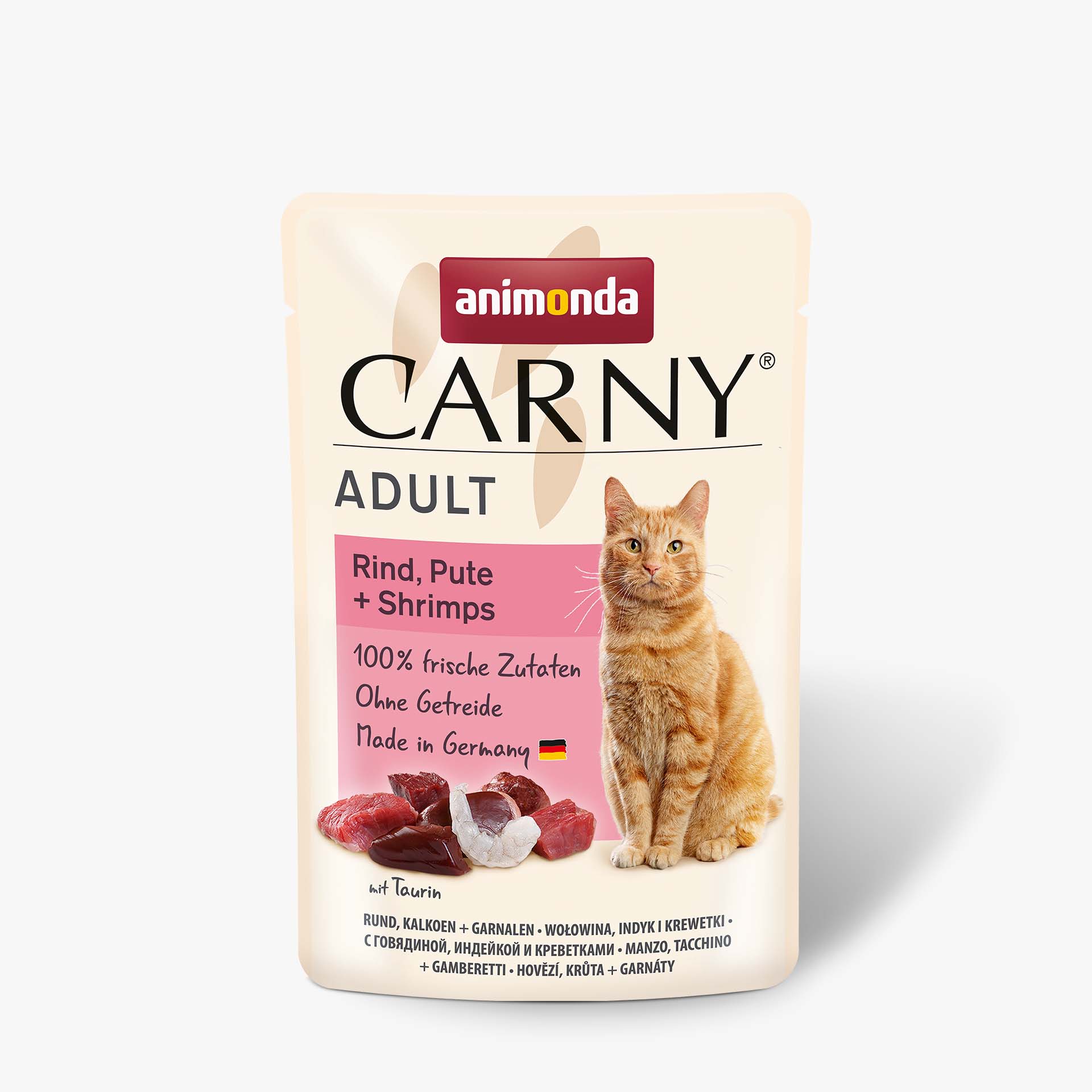 Carny Pouch Adult говеждо + пуйка + скариди 85 г