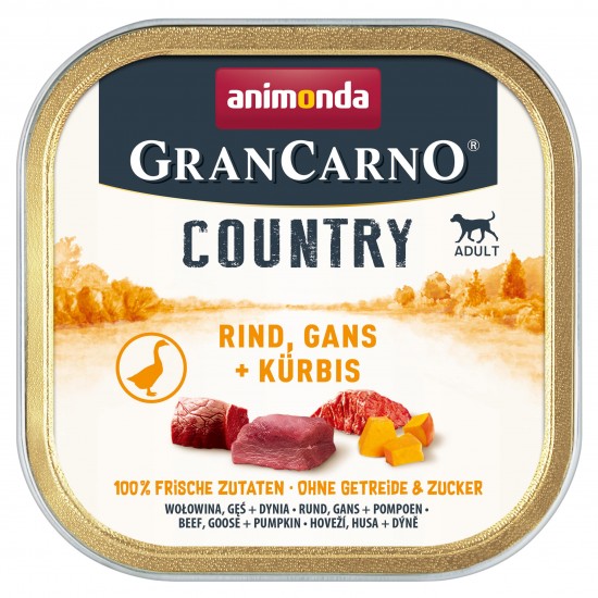 GranCarno Country говеждо, патица и тиква, 150 г