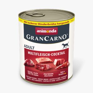 Gran Carno Adult - консервирана храна за кучета, мултикоктейл 800 г