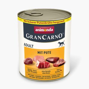GranCarno Dog Adult консервирана храна за кучета с пуйка, 800 г