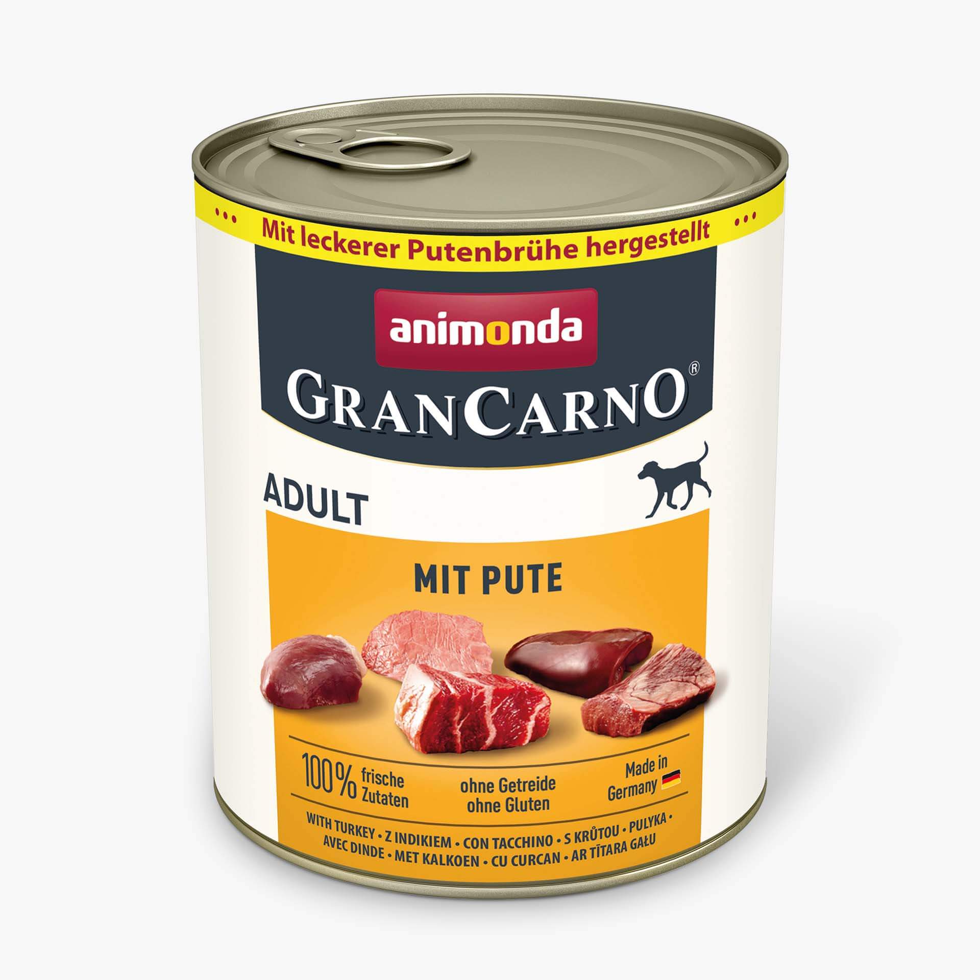 GranCarno Dog Adult консервирана храна за кучета с пуйка, 800 г