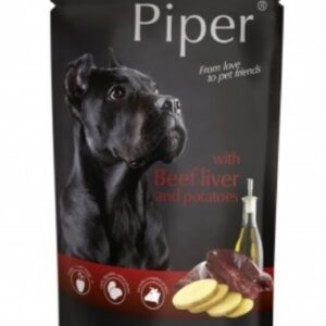Piper адълт пауч 150 г тел.дроб/картофи / 10 бр.  СТЕК