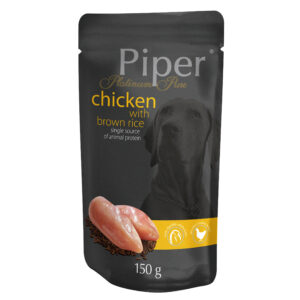 PIPER PURE 150 г пилешко и ориз / 10 бр. СТЕК