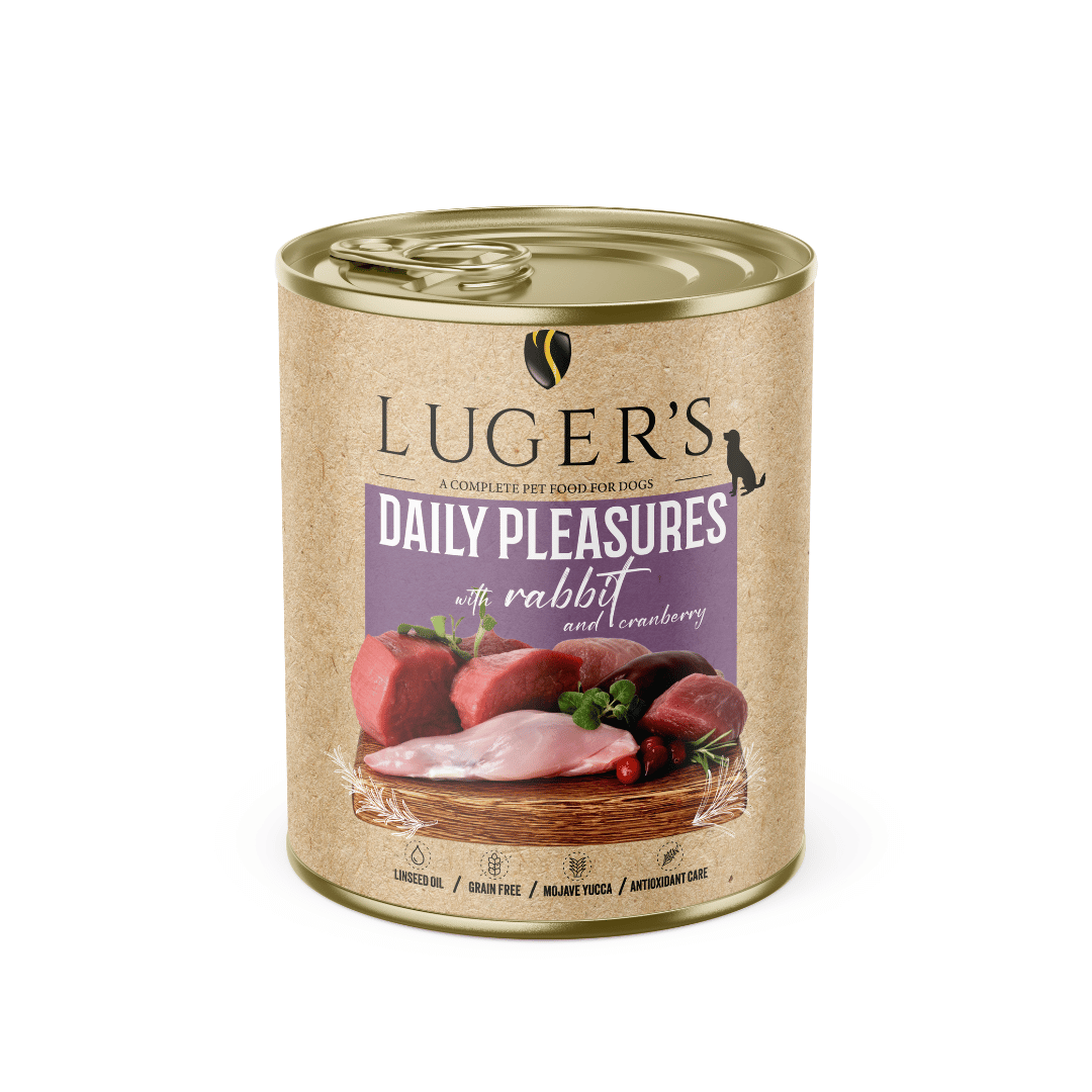 Luger`s Dog храна за кучета със заешко, 800 г, 6 бр./стек