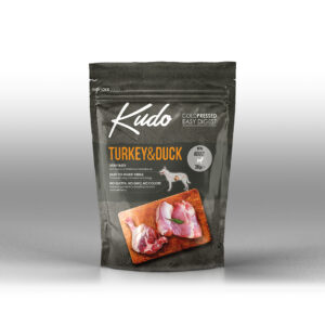 Kudo Low Grain Mini Adult - храна за кучета от дребни породи над 1 год - патица , 3кг