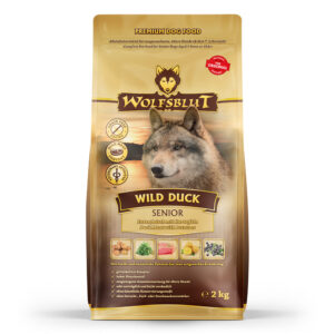 Wolfsblut Wild Duck Senior суха храна за възрастни кучета с дива патица и картофи, 2 кг