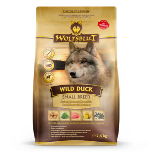 Wolfsblut Wild Duck Small Breed суха храна за кучета от дребни породи с дива патица и картофи, 7.5 кг