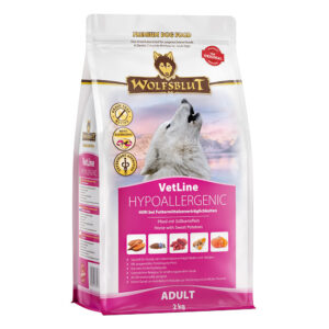 Wolfsblut VetLine Hypoallergenic хипоалергенна моно-протеинова суха храна за кучета с конско месо, при хранителни алергии и непоносимости, 2 кг