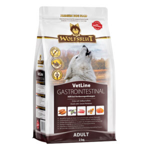 Wolfsblut VetLine Gastrointestinal суха храна за кучета със стомашно-чревни заболявания, патица и сладки картофи, 2 кг