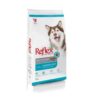 Reflex Salmon & Rice Adult Dog - Пълноценна храна израснали кучета от всички породи със сьомга и ориз 15 кг