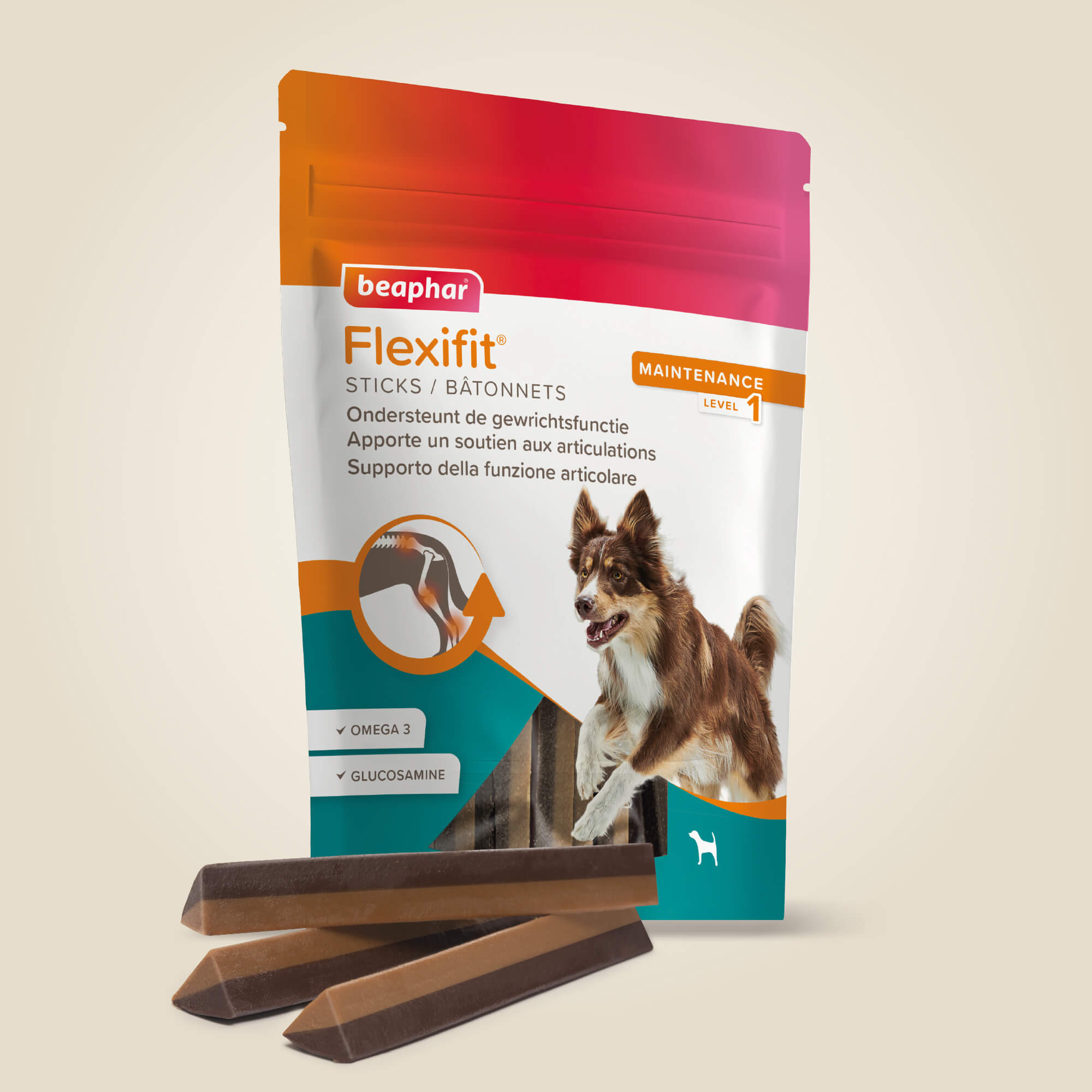 Beaphar Flexifit sticks пръчици за здрави стави за кучета, 175 г - Image 2