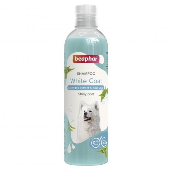 Beaphar Shampoo White Coat -шампоан с алое вера за бяла козина 250 мл