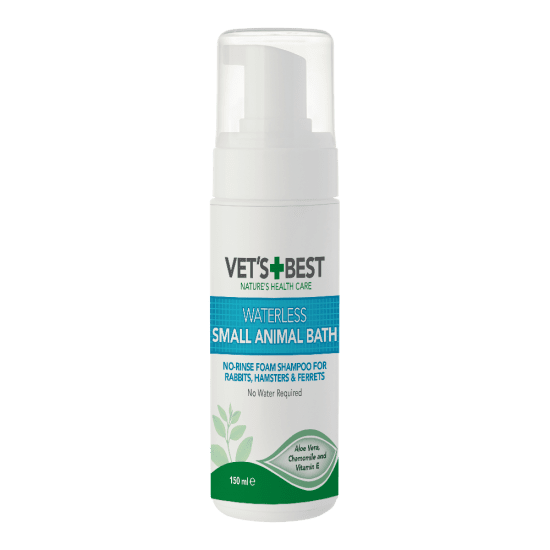 Vet's Best Waterless Small Animal Bath шампоан-пяна за дребни животни без отмиване, 150 мл