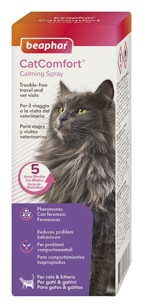 Beaphar CatComfort® Calming spray 60 мл - успокояващ спрей за котки, с феромони