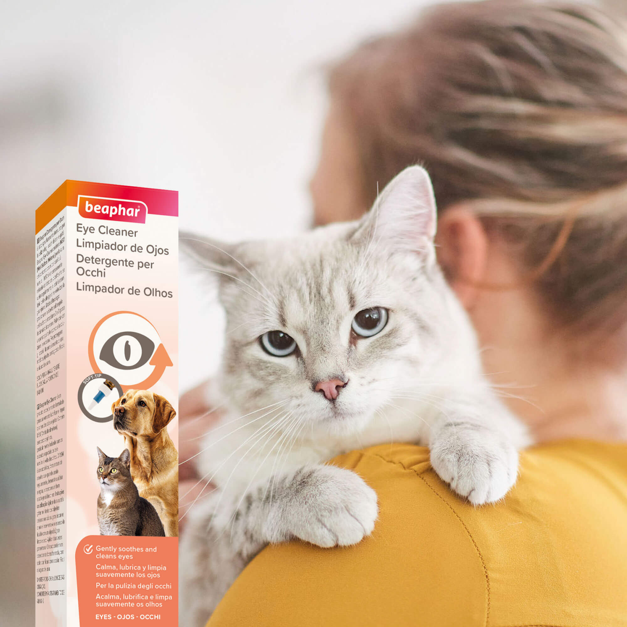 Beaphar Eye Cleaner - капки за очи за кучета и котки, 50 мл - Image 2