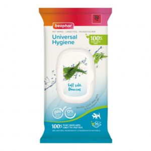 Beaphar Pet Wipes Universal биоразградими мокри кърпички с алое вера