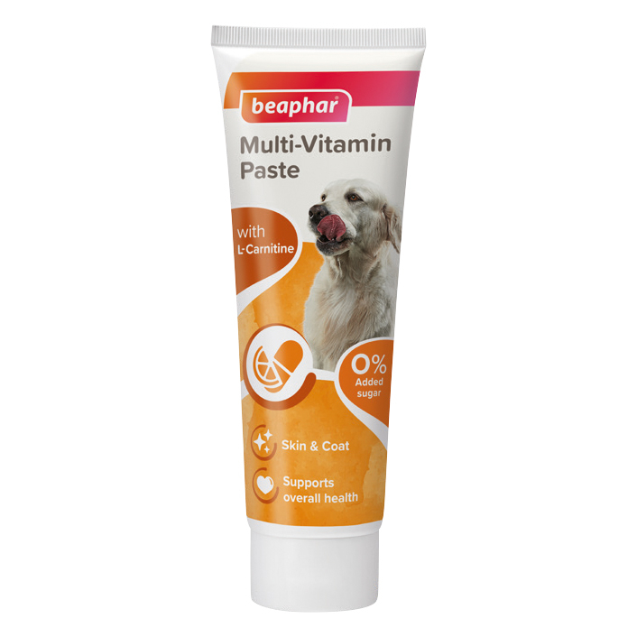 Beaphar Multi-Vitamin Paste - мултивитаминна паста куче 100 г