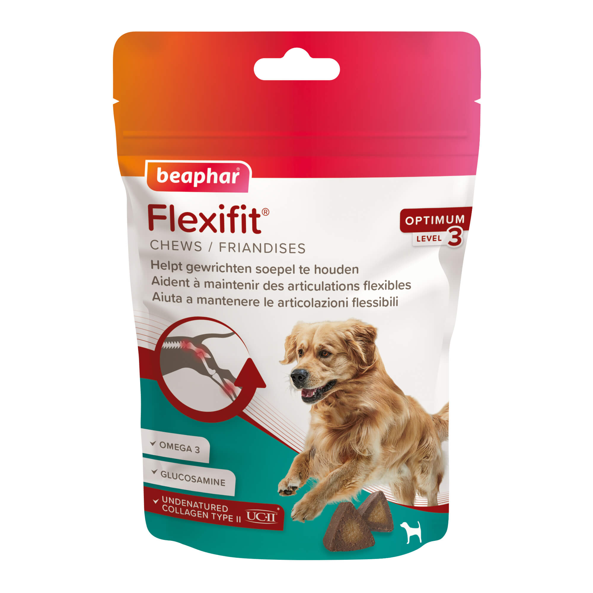 Beaphar Flexifit Chews хапки за стави за кучета, 30 бр, 175 г