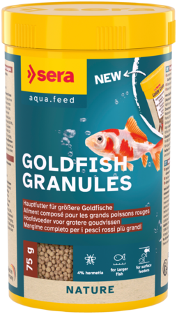 sera Goldfish Granules Nature 75 г - за златни рибки, топ качество