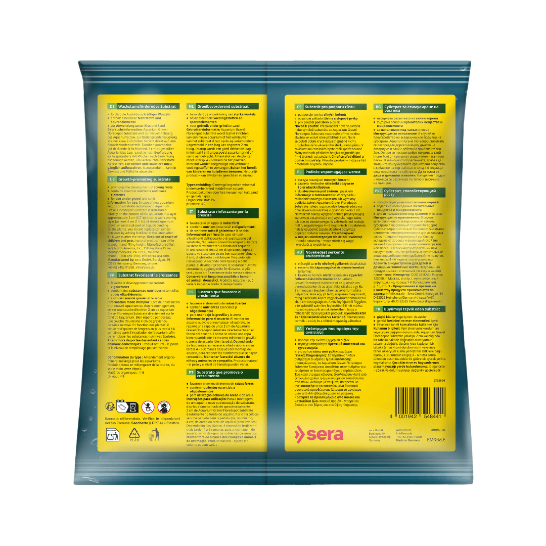 sera Aquarium Gravel Floredepot Substrate 2,4 кг - Image 2