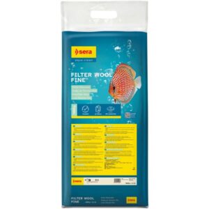 sera fine filter wool фина филтърна вата, бяла, 1 кг
