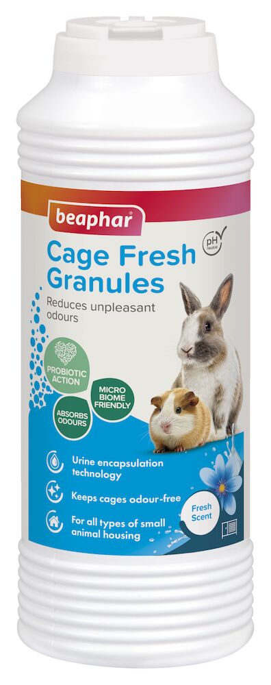 Beaphar Cage Fresh Granules - ароматизатор за клетки за малки животни, 600 г