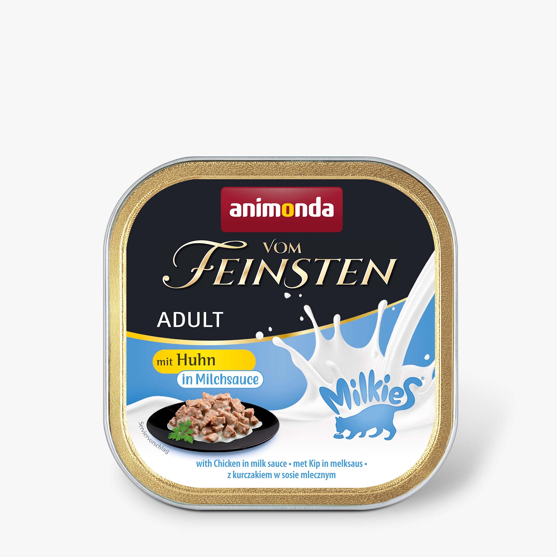Vom Feinsten Cat Пастет с пилешко месо в млечен сос - 100 г