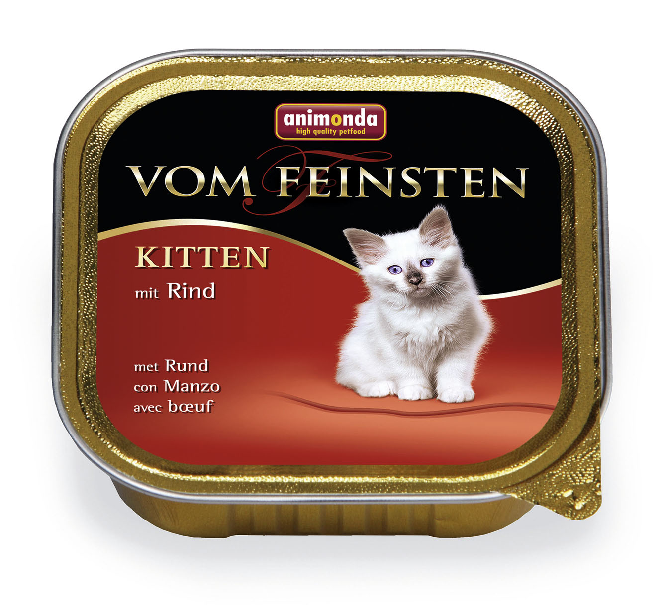 Vom Feinsten Kitten за малки котета с говеждо , 100 гр, (32 бр./стек)