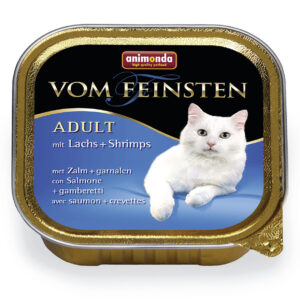 Vom Feinsten Adult сьомга + скариди, 100 г, (32 бр./стек)