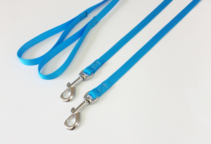 anipro Sport+ повод от лента 1.5/120см светлосин