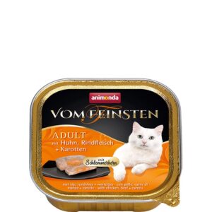 Vom Feinsten 2 в 1 от Animonda, Германия, пиле + говеждо с моркови, (32 бр./стек)
