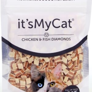 It's My Cat Chicken & Fish Diamond 50 г - лакомство за котка пиле и риба