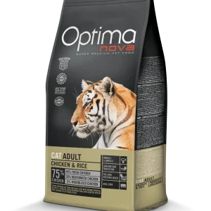 OPTIMA NOVA CAT Adult Chicken & Rice - Пиле и Ориз 8кг