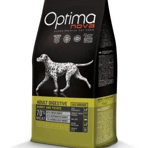 OPTIMA NOVA ADULT DIGESTIVE RABBIT & POTATO - заек и картофи 12кг