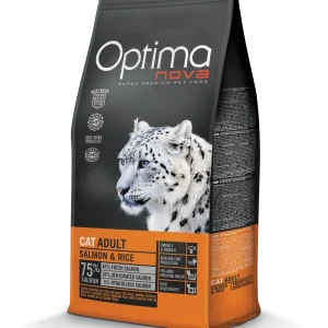 OPTIMA NOVA CAT Adult Salmon & Rice - Сьомга и Ориз 8кг