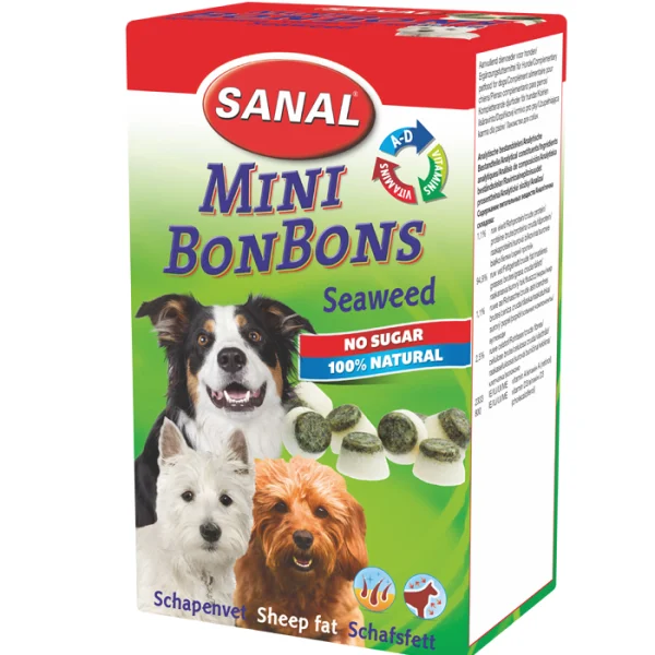 Бонбони SANAL Dog Mini Seaweed 150 гр.