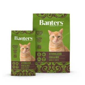 BANTERS ADULT CATS STERILISED FISH & RICE - Риба и ориз 2кг