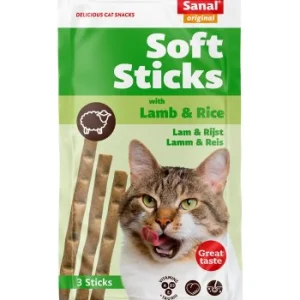 Softsticks SANAL за котка - агне и ориз