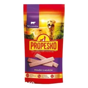 Лакомство за куче PROPESKO Strips 12 броя - Говеждо