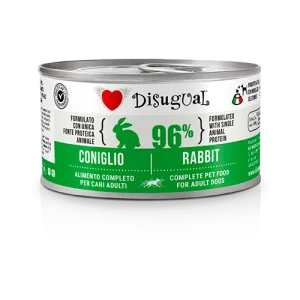 Консерва за куче DISUGUAL 96% заек 0,150кг