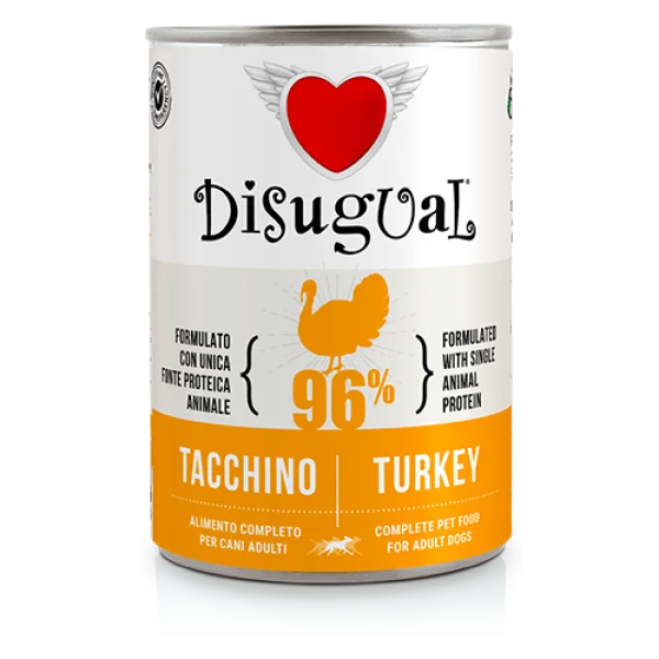 Консерва за куче DISUGUAL 96% пуйка 0.400kg